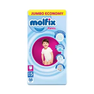 Molfix Baby Diaper (Jumbo Economy) Pants 5 Junior 12-17 kg
